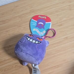gengar squishmallow bag clip